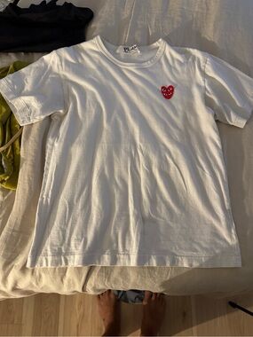 Comme de garçon white t shirt S